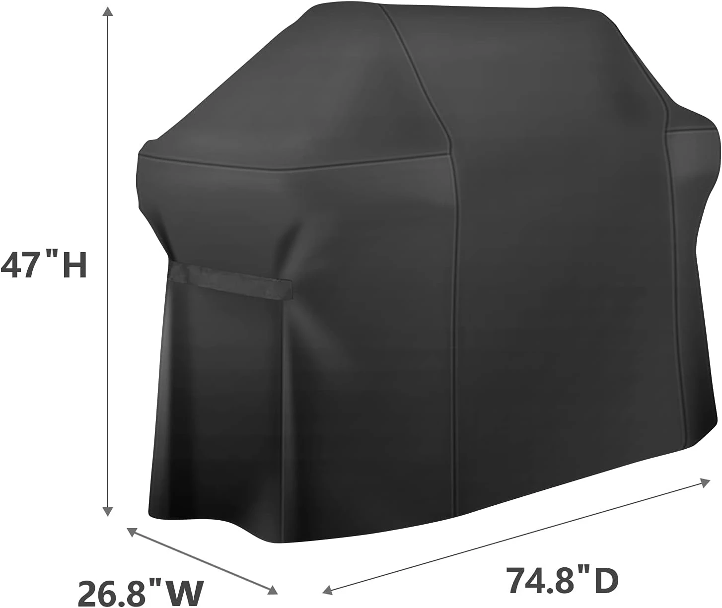 7109 Premium Grill Cover For 7555 Weber Summit 600 Series 6 Burner Gas Grills, 75" W X 27" D X 47" H 4 7109 Premium Grill Cover For 7555 Weber Summit 600 Series 6 Burner Gas Grills, 75" W X 27" D X 47" H - Image 2