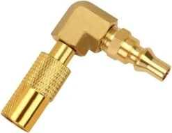 Low Pressure 1/4 Inch RV Quick Connect Adapter Conversion Fitting, 90 Degree Elbow Adapter For Blackstone 17'', 22'' Tabletop Camping Grills