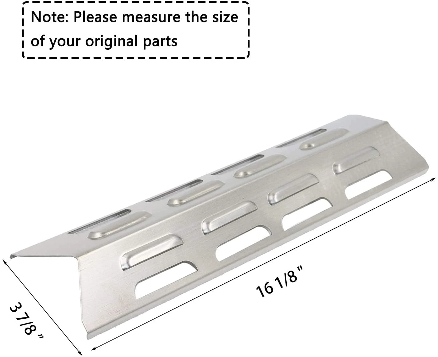 5Pcs Heat Tent Plates Shields Flame Tamer Burner Cover Kit For Master Forge B10LG25 Gas Grill 4 5Pcs Heat Tent Plates Shields Flame Tamer Burner Cover Kit For Master Forge B10LG25 Gas Grill - Image 2