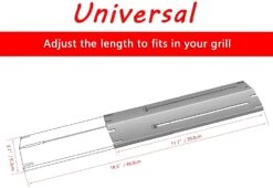 Heat Plate Shield 4 Pcs Kit For Brinkmann & Charmglow 11.75 To 21 X 3.75, SUS 304 Steel -Cheap Grill Store 5 dc0b2559 a18c 46df a336 008489ab00cd