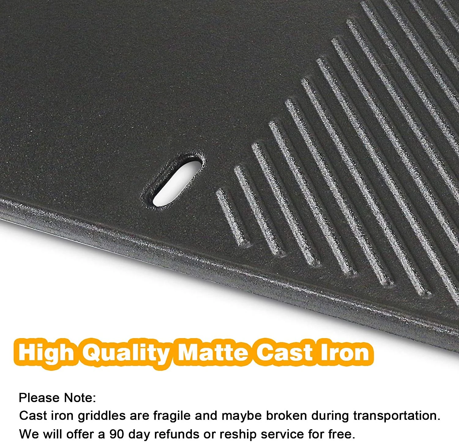 BBQ Griddle Plate For Nexgrill 720-0888S, 720-0888N, 720-0888B, 720-0888A, 720-0888 Gas Grills 8 BBQ Griddle Plate For Nexgrill 720-0888S, 720-0888N, 720-0888B, 720-0888A, 720-0888 Gas Grills - Image 6