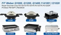 Carry Bag & Backpack For Weber Q1200, Go-Anywhere, Royal Gourmet PD1301S/R, Masterbuilt Smoke Hollow 205, Cuisinart CGG Grills, BBQ Storage Case Cover -Cheap Grill Store 5 ee854dd3 a0a6 4486 807d b8abae596734