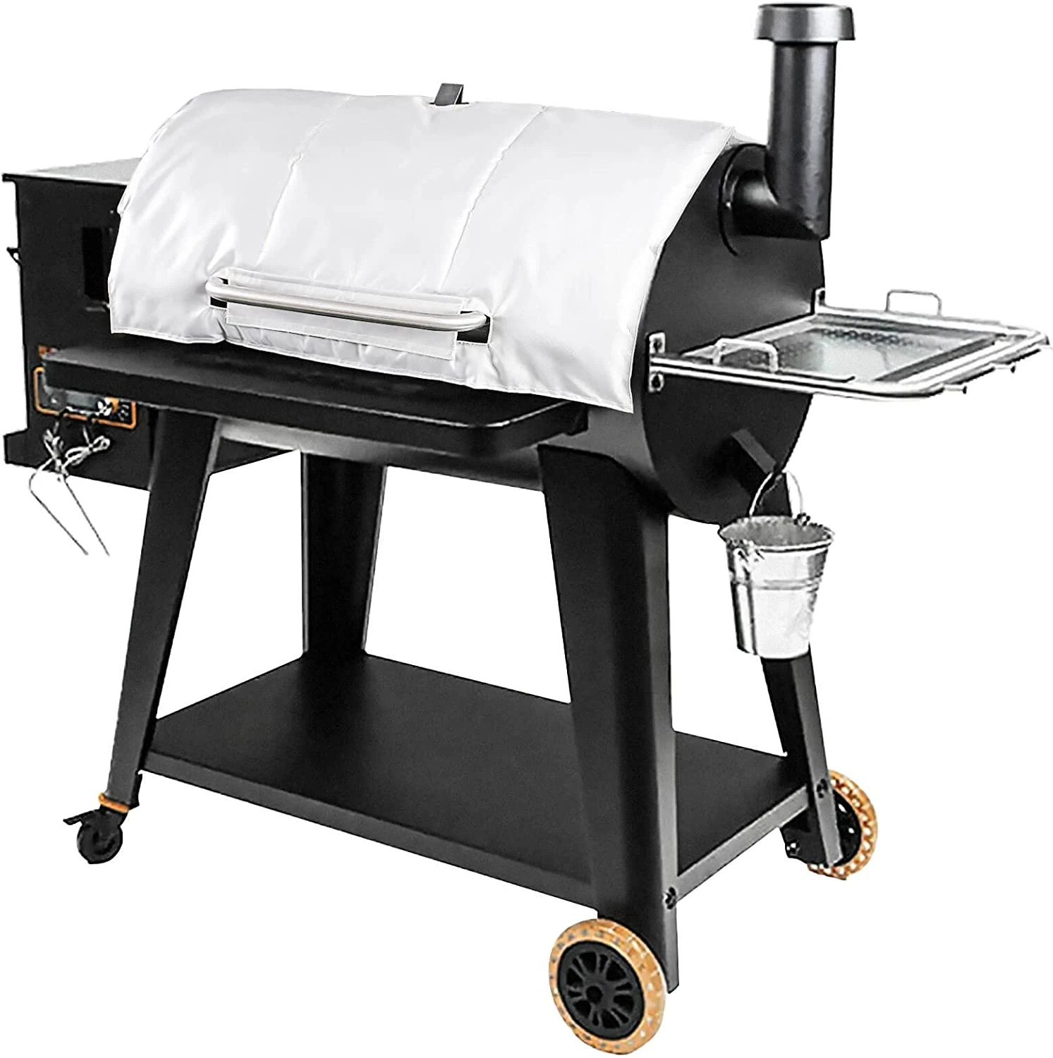 Thermal Insulated Blanket Winter Cover Fits Pit Boss Navigator, Pro Series PB1150, Sportman 1100 And Pro Series 1600 Series Pellet Smoker BBQ Grills 12 Thermal Insulated Blanket Winter Cover Fits Pit Boss Navigator, Pro Series PB1150, Sportman 1100 And Pro Series 1600 Series Pellet Smoker BBQ Grills - Image 10