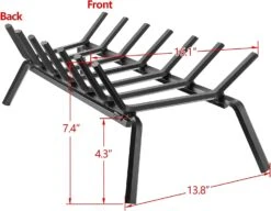 Fireplace Inserts Grates 30 Inch Wide Heavy Duty Solid Steel Wood Holder Rack For Indoor & Outdoor Kindling Wood Stove Hearth Burning Rack -Cheap Grill Store 6107HeOQ9YL. AC SL1500