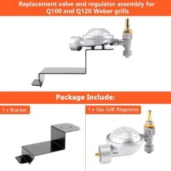 80477 Grill Valve Regulator For Weber Q100, Q120 Gas Grills(2013 & Older), For Weber 386001, 386002, 396001, 516002, 516501 Gas Grills 11 80477 Grill Valve Regulator For Weber Q100, Q120 Gas Grills(2013 & Older), For Weber 386001, 386002, 396001, 516002, 516501 Gas Grills -Cheap Grill Store 610jR6GWq2L. AC SL1500
