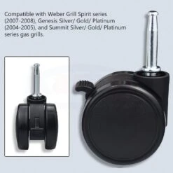 Weber 6414 Caster Wheel With Caster Insert Fits Genesis 1000-5000 Genesis A,B,C (2002-2003), Genesis Gold B/C (2002 And Newer), Platinum 1 -Cheap Grill Store 611wLiVj IL. SL1500