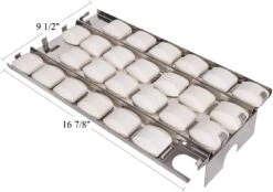 Heat Plates Kit For Lynx CS30, L27, L30, L30PSP, L30APSFR, L36, L42, L54, LBQ27FR Gas Grills, 50Pcs Ceramic Briquettes + Briquette Trays Kit -Cheap Grill Store 613IcqZQwPL. AC SL1500