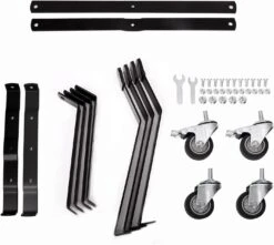 Rolling Cart Nest Stand For Medium Big Green Egg 15 Inch Kamado Ceramic Charcoal Grill, With Heavy Duty Locking Caster Wheels -Cheap Grill Store 614KHhp0k9L. AC SL1500