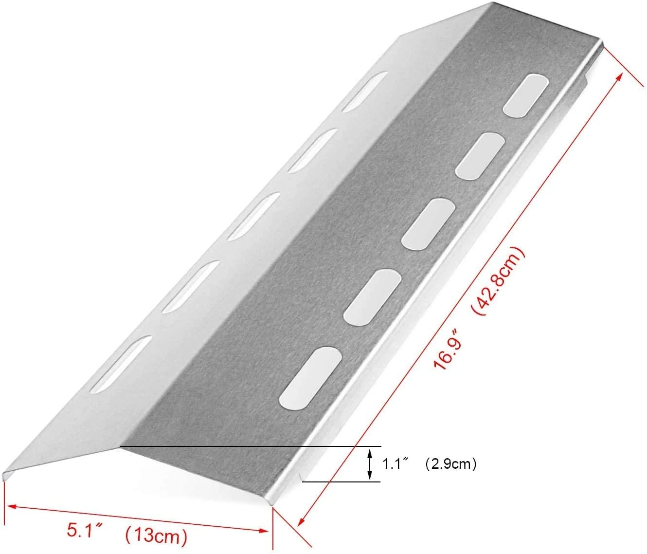 Heat Plates For Ducane 30400042, 30400043, 30400045, 30458501, 30500701, 30500097 Gas Grills 4 Heat Plates For Ducane 30400042, 30400043, 30400045, 30458501, 30500701, 30500097 Gas Grills - Image 2