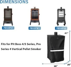 Grill Cover 73550 For Pit Boss Pro Series PBV4PS1 And Pro Series II 4 Series 10739 4 Vertical Smokers -Cheap Grill Store 619nbfZUTlL. AC SL1500 be1a235f bd55 4a9c b5fa e6df3d4a9d9e
