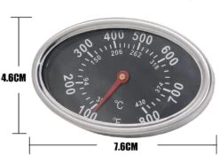 Temperature Gauge Heat Indicator Thermometer For Charmglow Gas Grills