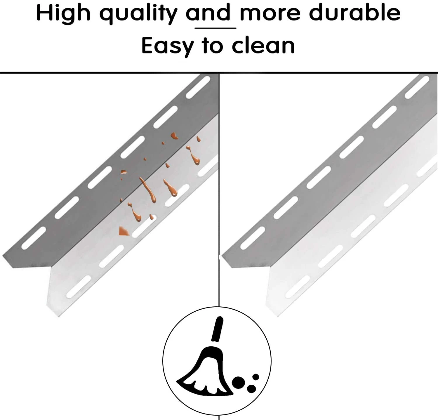 Grill Reapir Kit For Fits Kirkland 720-0025 Gas Grill Models, Heat Plate, Burner Tube And Temp Gauge 9 Grill Reapir Kit For Fits Kirkland 720-0025 Gas Grill Models, Heat Plate, Burner Tube And Temp Gauge - Image 7