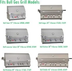 Heat Plate Shields Kit For Bull Angus, Brahma, Outlaw, Steer Premium, Lonestar Select, 7 Burner Premium Gas Grills -Cheap Grill Store 61C6Uh5yCTL. AC SL1050