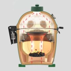 Ceramic Grill Feet & Chimney Vent Cap For Big Green Egg BGE Small, Medium, Large, XLarge Kamado Ceramic Egg Charcoal Grills -Cheap Grill Store 61DBSbZPOvL. AC SL1500