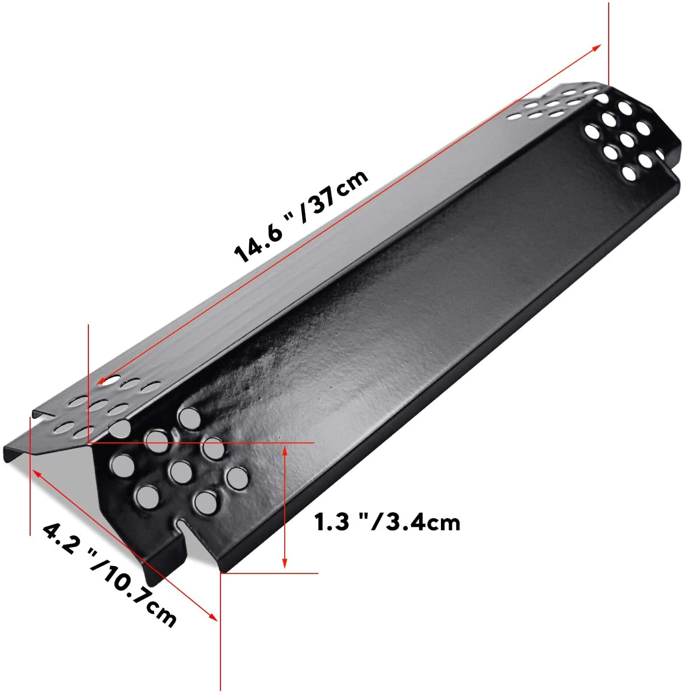 Heat Plates Kit For Nexgrill 720-0896, 720-0896B, 720-0896C, 720-0896X, 720-0896E, 720-0896BK 6 Burner Gas Grills 5 Heat Plates Kit For Nexgrill 720-0896, 720-0896B, 720-0896C, 720-0896X, 720-0896E, 720-0896BK 6 Burner Gas Grills - Image 3