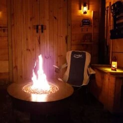 1'' High Luster Reflective Tempered Pink Champagne Fire Glass Diamonds Rock For Fire Pit, Fireplace, 10 LBS Kit -Cheap Grill Store 61Eeh CLcrL. AC SL1500