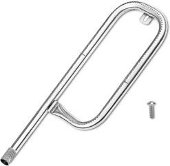 17 1/4'' Grill Burner For Weber Baby Q, Q100, Q120, Q1000, Q1200, SSA 304 Steel 60040 Grill Replacement Parts