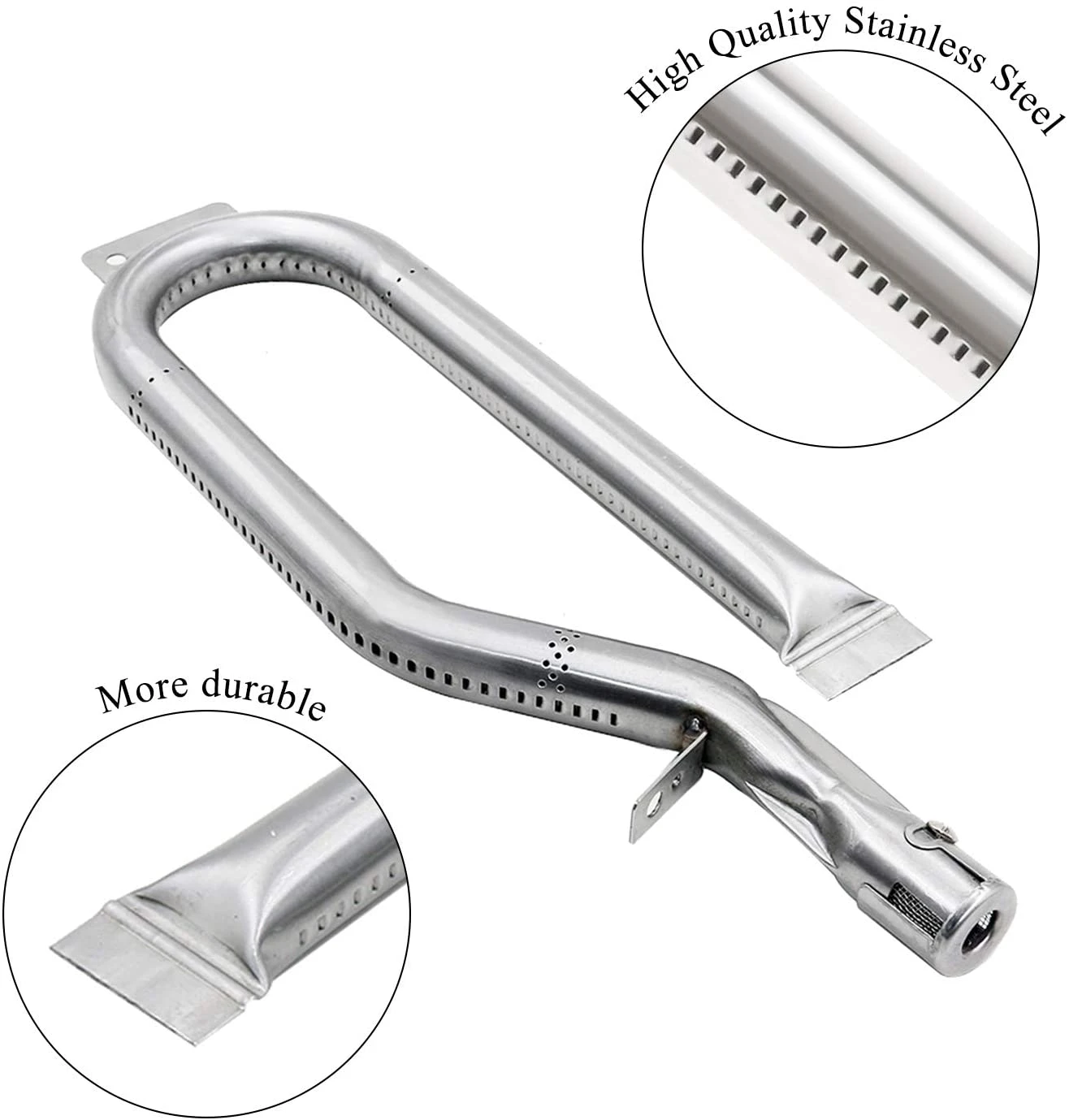 Grill Burner Pipe Tubes Kit For Kenmore 119.16240, 119.166750, 119.166790, 119.166830, 119.176750, 119.176790, 166750, 176750, BQ06W03-1 Gas Grills 5 Grill Burner Pipe Tubes Kit For Kenmore 119.16240, 119.166750, 119.166790, 119.166830, 119.176750, 119.176790, 166750, 176750, BQ06W03-1 Gas Grills - Image 3