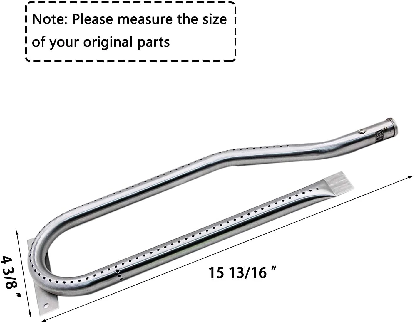 BBQ Replacement Parts For Jenn Air 720-0036, 720-0336, 720-0511, 720-0512 Grills, BBQ Burners, Heat Plates Set 5 BBQ Replacement Parts For Jenn Air 720-0036, 720-0336, 720-0511, 720-0512 Grills, BBQ Burners, Heat Plates Set - Image 3