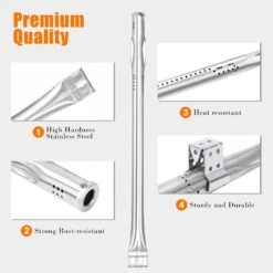 Parts Kit For Expert Grill 6 Burner 720-0969, 720-0969G, 720-0969GB, 720-0969GA Gas Grills, 6-Pack Burners+Porcelain Steel Heat Plates -Cheap Grill Store 61HGY7oGBrL. AC SL1500