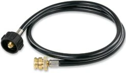5 Ft Propane Adapter Hose Converter 16.4 Oz Or To 20 Lb Tank, Fits Weber Q Series, Camp Chef Stoves
