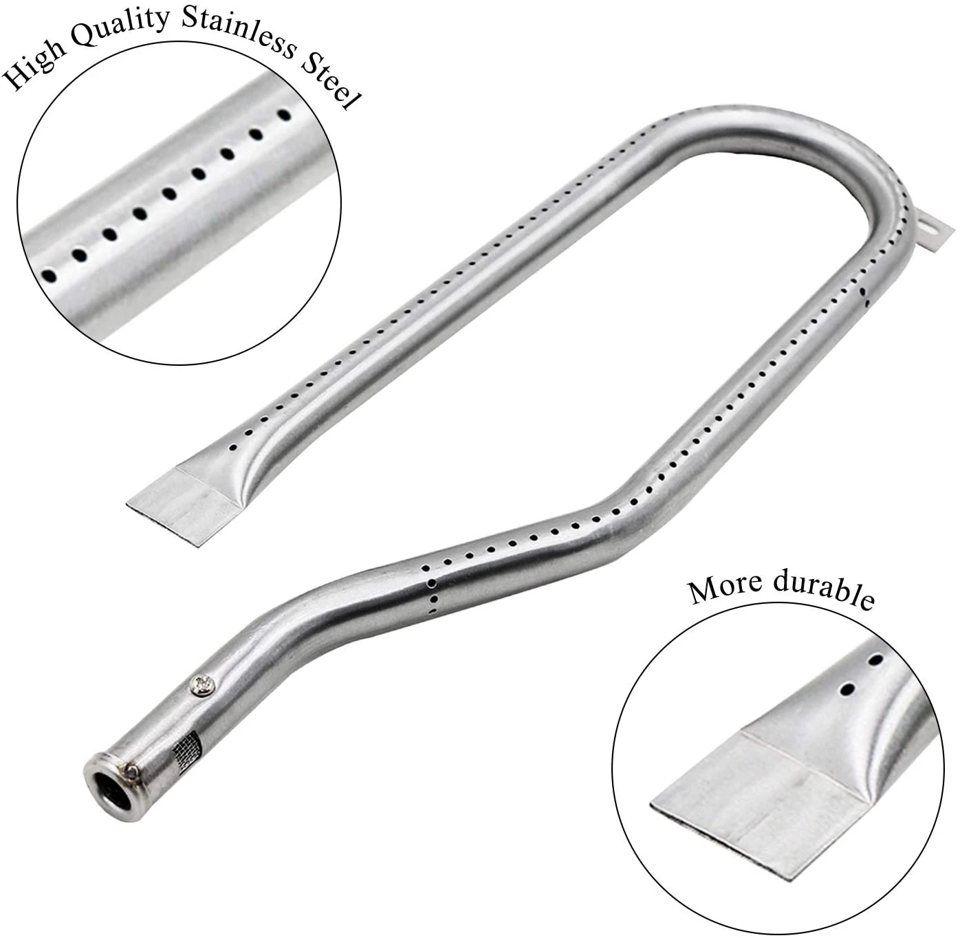 BBQ Replacement Parts For Jenn Air 720-0036, 720-0336, 720-0511, 720-0512 Grills, BBQ Burners, Heat Plates Set 6 BBQ Replacement Parts For Jenn Air 720-0036, 720-0336, 720-0511, 720-0512 Grills, BBQ Burners, Heat Plates Set - Image 4