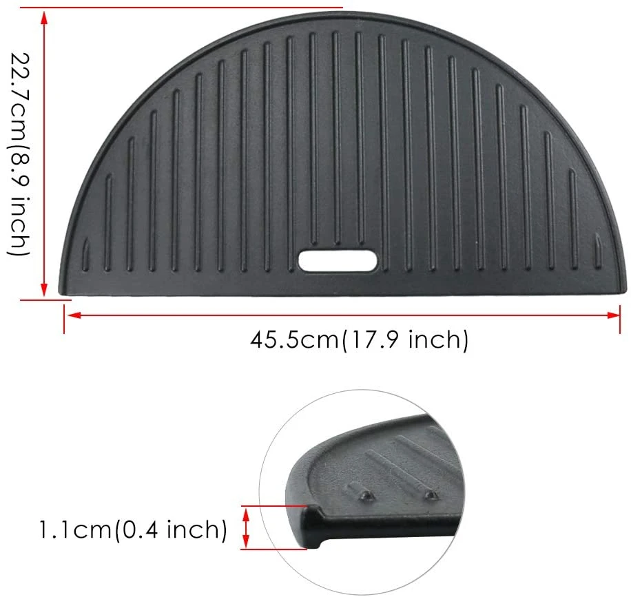 Ceramic Kamado Grill Griddle Fits For Outdoor Gourmet FSOGBG2106 Egg Grill 4 Ceramic Kamado Grill Griddle Fits For Outdoor Gourmet FSOGBG2106 Egg Grill - Image 2