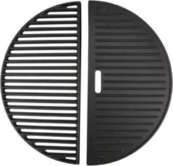 18 Inch Half Moon Cooking Grate And Half Moon Reversible Griddle For Kamado Joe Classic Joe Large Big Green Egg Kamado Grills