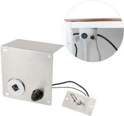 18" X 18" Stainless Steel Round Drop-in Fire Pit Burner Pan, 12" Burner Ring And Spark Ignition Hose Kit For LP NG Gas Fire Pit And Fireplace -Cheap Grill Store 61MlHYlc0yL. AC SL1500