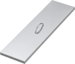 51"L X 9"W Rectangular Fire Pit Burner Pan Lid Cover Fits 48" X 6" Inch Drop-in Fire Pit Burner Pan