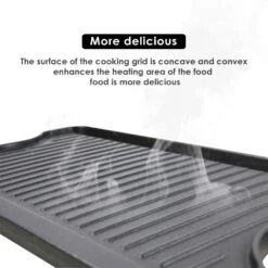 Universal 20 X 10.5 Inch Cast Iron Cooking Griddle With Handles, Ribbed Side + Smooth Side Cooking For Grills, Campfires -Cheap Grill Store 61NX4h8aCKL. AC SL1000
