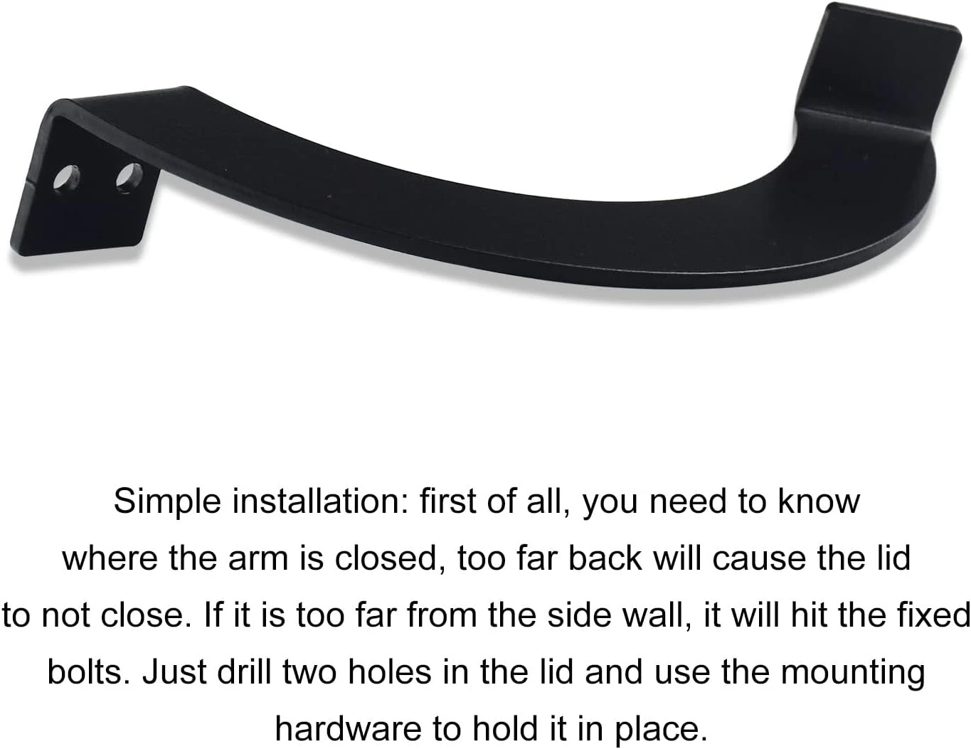 Grill Lid Door Stop Arc Right Side BCA002 Fits Most Traeger Century 885, Eastwood 22, Eastwood 34, Lil Tex 22 & More Wood Pellet Smoker Grill 6 Grill Lid Door Stop Arc Right Side BCA002 Fits Most Traeger Century 885, Eastwood 22, Eastwood 34, Lil Tex 22 & More Wood Pellet Smoker Grill - Image 4