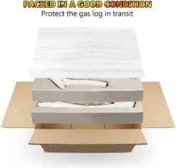 Gas Fireplace 6pcs Large Size Ceramic White Birch Wood Inserts Logs For Vented, Ventless, Electric, Propane Gas Fireplace Fire Pit Firebowl -Cheap Grill Store 61P5wOPB4NL. AC SL1500