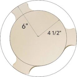 Heat Deflector Ceramic Pizza Stone Fits For Char-Griller Kamado Egg Grills, Fits 6211 The AKORN Jr. Smokin' Stone 8 Heat Deflector Ceramic Pizza Stone Fits For Char-Griller Kamado Egg Grills, Fits 6211 The AKORN Jr. Smokin' Stone -Cheap Grill Store 61RcyKmuBgL. AC SL1500 ee7fb6aa 55f0 4e7e 99f6 9a1325ab986d