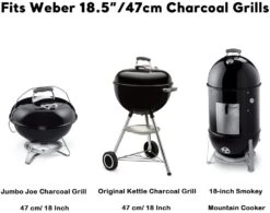 BBQ Grates Kit Fits 18.5'' Weber Kettle Grills, 7432 + 7440 Grate + Thermometer Kit -Cheap Grill Store 61TNwNUl0kL. AC SL1000 1