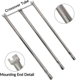 29 1/8'' Grill Burner For Weber Genesis Gold B, Genesis Gold C (2000-2001), Side Control Knobs -Cheap Grill Store 61W4AfZrQUL. AC SL1500 0ff9701b e07f 4d96 99ec 81aec8598a61