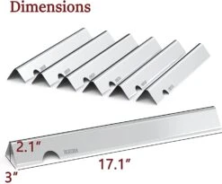 Flavorizer Bars For Weber Genesis II SE 410, II S 435, Weber 66797 304 Stainless Steel Replacement Parts -Cheap Grill Store 61WCIWlhN4L. AC SL1500 1