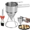 Pancake Batter Dispenser, 1200ml Funnel Cake Dispenser With Stand And Basting Brush, Batter Funnel Dispenser For Cupcakes, Waffles, Or Any Baked Goods -Cheap Grill Store 61XDXiGkk1L. SL1100