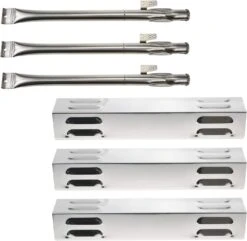 Repair Kit For Dyna-Glo DGB390GNP, DGB390GN-D DGB390SNP-DC, GCB390CNP, GCB390CNP-D, GCB390RNP, GCB390RNP-D Gas Grills, Burner, Heat Plates Set -Cheap Grill Store 61YB6MT8biL. AC SL1500 0f0c5ae1 9d65 40e0 9e31 4c5809edfa7f