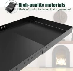 Adjustable Rectangle Fireplace Inserts Tray Expandable Ash Pan For Ash Collection Galvanized Steel Ember Holder With Nuts And Bolts -Cheap Grill Store 61ZhIz8ScPL. AC SL1500