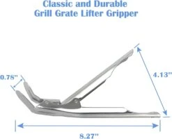 Stainless Steel Grill Grate Lifter Gripper, Grill Accessories For Big Size Kamado Green Egg Primo Grill Dome Kamado Charcoal Smoker Louisiana Grills -Cheap Grill Store 61ar1rDUQaS. AC SL1500