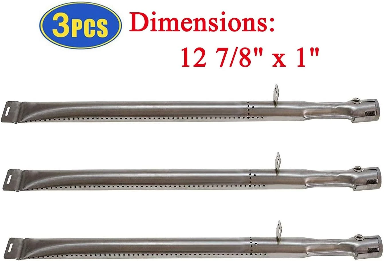 Grill Repair Kit Fits Backyard Grill GBC1429WB, GBC1329W, GBC1503W, GBC1703, GBC1403W, GBC1303W Gas Grills, Heat Plates + Burner Tubes Set 4 Grill Repair Kit Fits Backyard Grill GBC1429WB, GBC1329W, GBC1503W, GBC1703, GBC1403W, GBC1303W Gas Grills, Heat Plates + Burner Tubes Set - Image 2