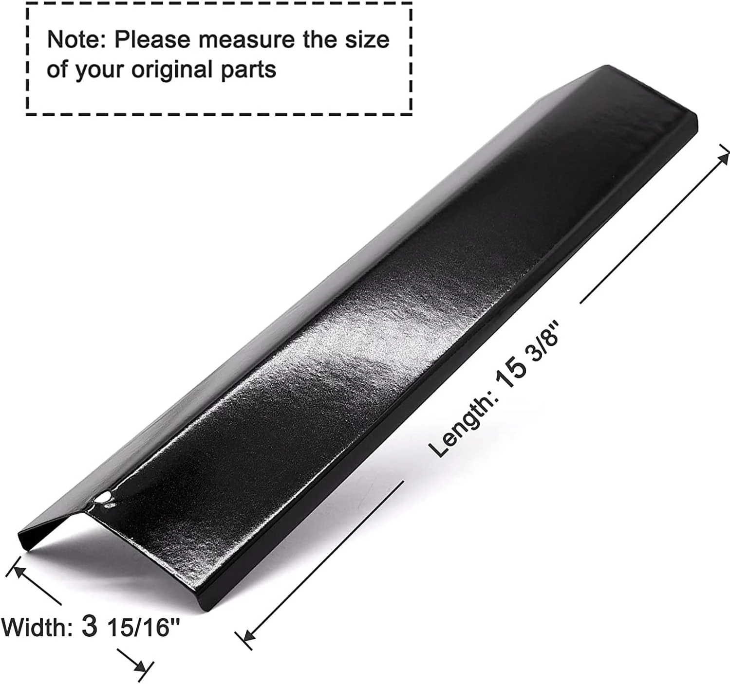 Replacement Parts Kit For Brinkman 810-3660-0, 810-3660-F, 810-3660-S, 810-3661-F Gas Grills, Burners, Heat Plates, Crossover Tubes Set 4 Replacement Parts Kit For Brinkman 810-3660-0, 810-3660-F, 810-3660-S, 810-3661-F Gas Grills, Burners, Heat Plates, Crossover Tubes Set - Image 2