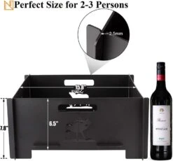 15.8 Inch Collapsible Wood Burning Fire Pit Fire Ring Outdoor Indoor Accessories For Backyard Patio Bonfire, BBQ Camping Travel Or Picnic 10 15.8 Inch Collapsible Wood Burning Fire Pit Fire Ring Outdoor Indoor Accessories For Backyard Patio Bonfire, BBQ Camping Travel Or Picnic -Cheap Grill Store 61d8Gn FTmL. AC SL1001