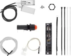 42322 Grill Igniter Kit For Weber Summit Silver B 4 Burner Gas Grills, Set With Module, Wires, Output Spark Generator, Push Button, Mounting Screws