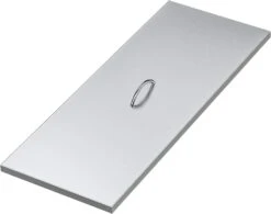 51" X 17" Rectangular Fire Pit Burner Pan Lid Cover Fits 48 X14 Inch Drop-in Fire Pit Burner Pan