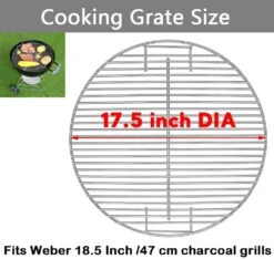 BBQ Grates Kit Fits 18.5'' Weber Kettle Grills, 7432 + 7440 Grate + Thermometer Kit -Cheap Grill Store 61hVFBsjKHL. AC SL1000 1
