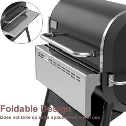 304 Stainless Steel 7002 Grill Folding Front Shelf For Weber SmokeFire EX4 Pellet Grills -Cheap Grill Store 61hv98uPbtL. AC SL1500