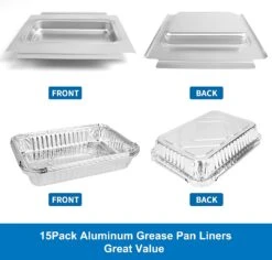 Catch Pan Drip Tray Holder Kit For Weber Baby Q, Q100, Q120, Q140, Q1000, Q1200, Q1400 Series Grills Replaces Part 41887, 80346 With 6415 15pc Liner -Cheap Grill Store 61iHsDc9qxL. AC SL1500 0bf88237 d088 47f8 a60d 545c5bf0b92a