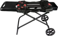 Portable Rolling Cart Folding Collapsible Grill Stand For Weber Q Series Gas Grills